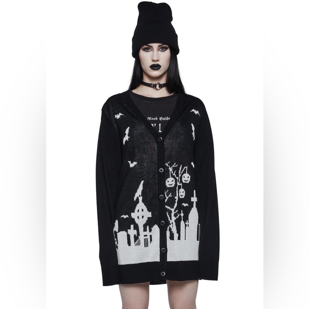 House Of Haunts Knit Cardigan